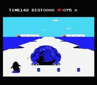 une photo d'Ã©cran de Penguin Adventure sur MSX
